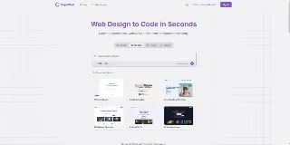 CopyWeb：AI网页克隆工具，30秒就能把网页，一模一样地用代码复现 图1