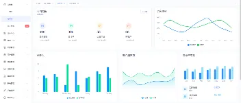 一款开源免费、美观实用的后台管理系统模版，简单轻量、开箱即用！ 图2