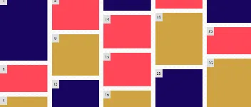 纯 CSS 使用 column 属性实现瀑布流布局 图2