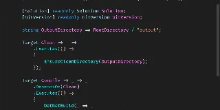 通过 Nuke 为 Dotnet Core 应用构建自动化流程 图1 通过 Nuke 为 Dotnet Core 应用构建自动化流程 图1