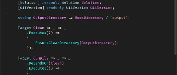 通过 Nuke 为 Dotnet Core 应用构建自动化流程 图1 通过 Nuke 为 Dotnet Core 应用构建自动化流程 图1