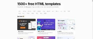 全网最全！1500+ 免费、美观的前端网页模板，建站神器（包括HTML、Vue、Angular、React等）！ 图1
